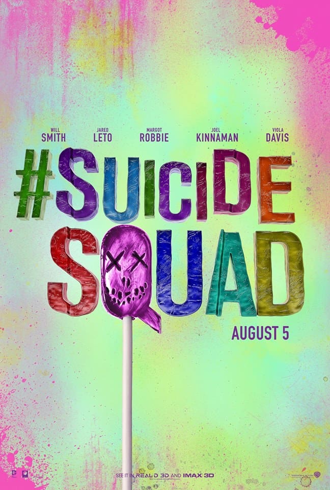 Suicide Squad afiş poster karakterler